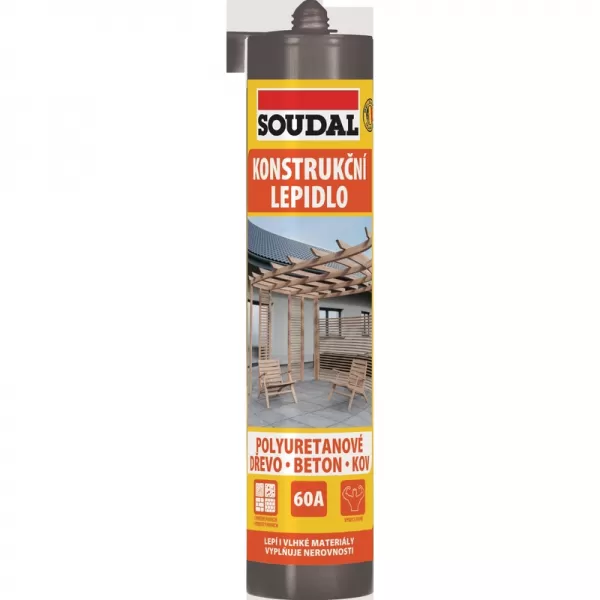Konstrukční lepidlo 300ml Soudal 60A
