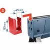 Koza stavební skládací 1kus, nosnost 550kg, výška 60-85cm Extol Premium 8859999