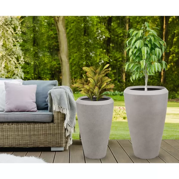Květináč G21 Cement Oval 55 x 55 x 86,3 63929726