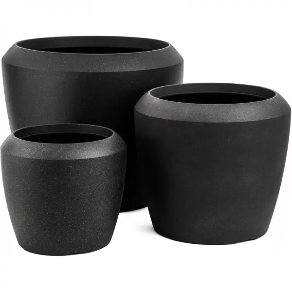 Květináč G21 Coal Round 44 x 44 x 39,5 63929701