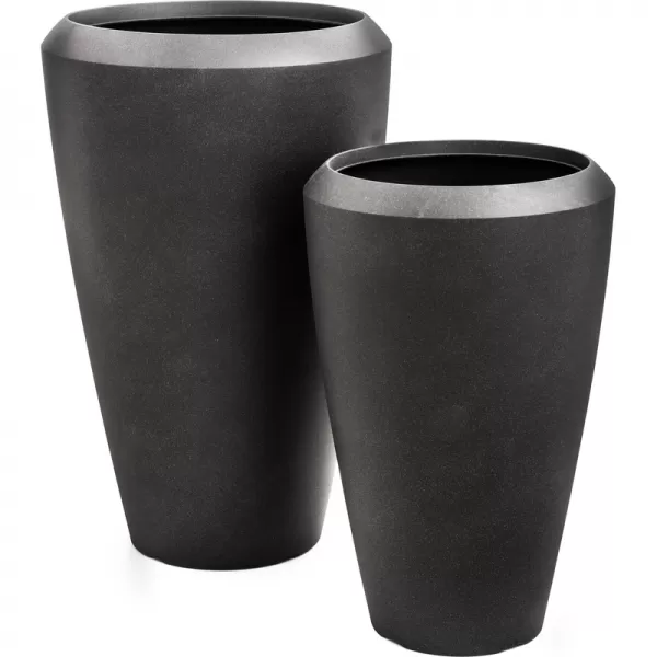 Květináč G21 Coal Oval 55 x 55 x 86,3 63929718