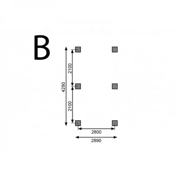Zahradní altán KARIBU PERIDA 2 73084 LG1862