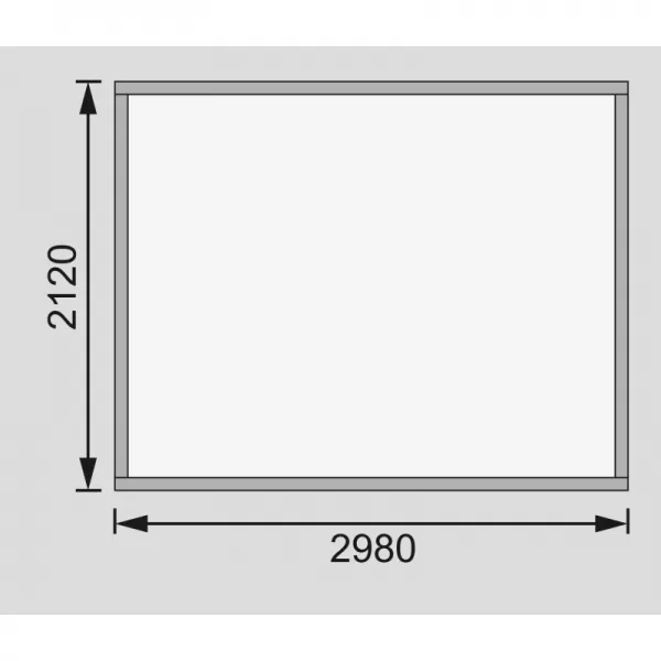Dřevěný domek KARIBU ASKOLA 4 (91430) tm. Šedý LG1718
