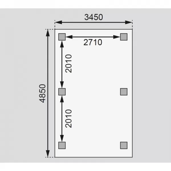 Zahradní altán KARIBU PERIDA 68230 LG1843