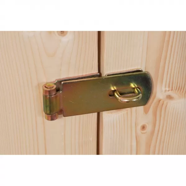 Dřevěný domek KARIBU MERSEBURG 5 + přístavek 166 cm (68767) natur LG1703