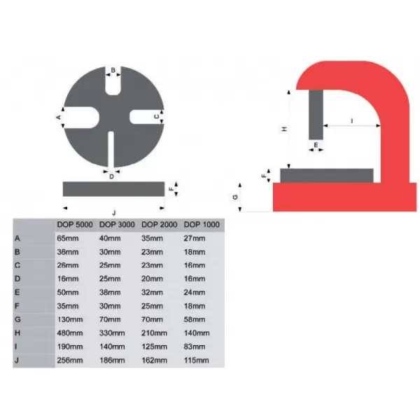 Ruční lis Holzmann DOP 5000