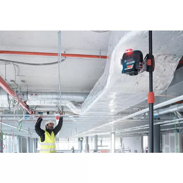 Křížový laser Bosch GLL 3-80 C Professional L-Boxx 136 + držák BM1 + přijímač LR7