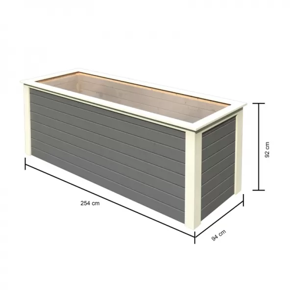 Vyvýšený záhon KARIBU HOCHBEET 282 (91550) terragrau