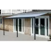 Hliníková pergola LANITPLAST WALL 43 antracit + bronz PC LG2122