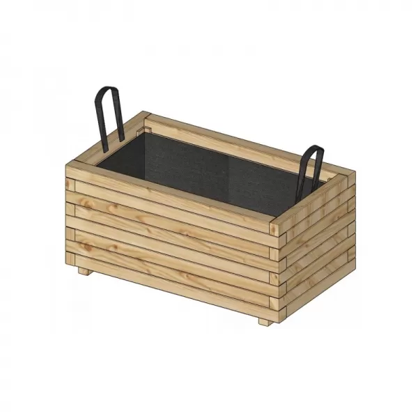 Vyvýšený záhon / truhlík LANITPLAST MADRID3 (S7236) LG2447