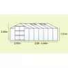 Skleník VITAVIA URANUS 11500 PC 6 mm stříbrný LG188