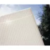 Hliníková pergola LANITPLAST WALL 43 biela + opál PC LG2127
