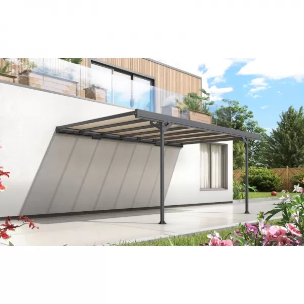 Carport TRIGANO JARDIN MISTRAL WALL LG2461