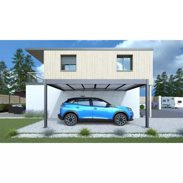 Carport TRIGANO JARDIN LIBECCIO WALL LG2464