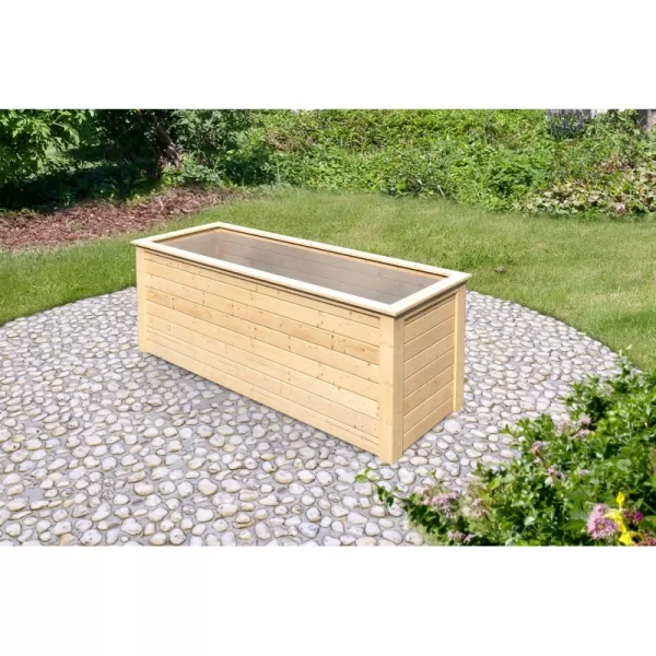 Vyvýšená posteľ KARIBU HOCHBEET 282 (91549) prírodná