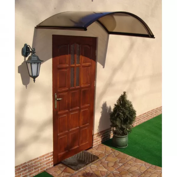 Stříška nad dveře LANITPLAST TOPAZ 130/70 hnědá LG709