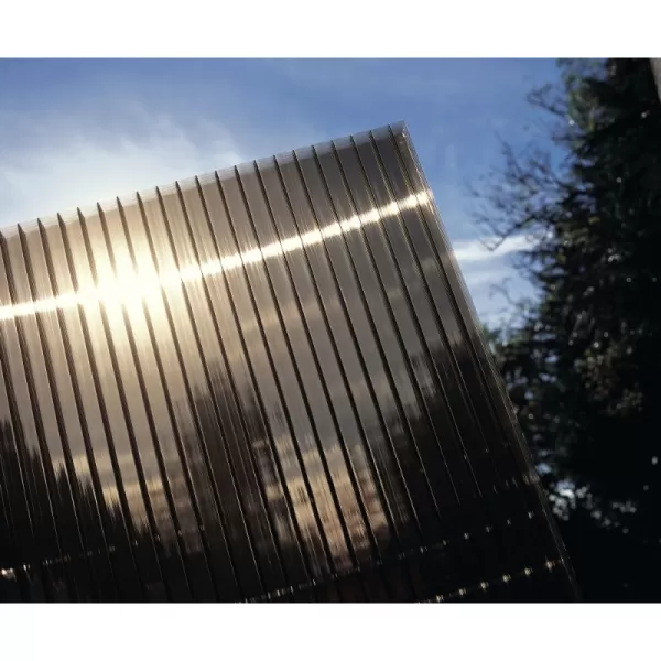 Hliníková pergola LANITPLAST WALL 33 antracit + bronz PC LG2120