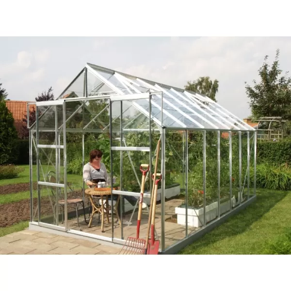 Skleník VITAVIA URANUS 11500 čiré sklo 3 mm stříbrný LG1038