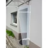 Boční stěna LANITPLAST UNI bílá / PLEXI LG1496