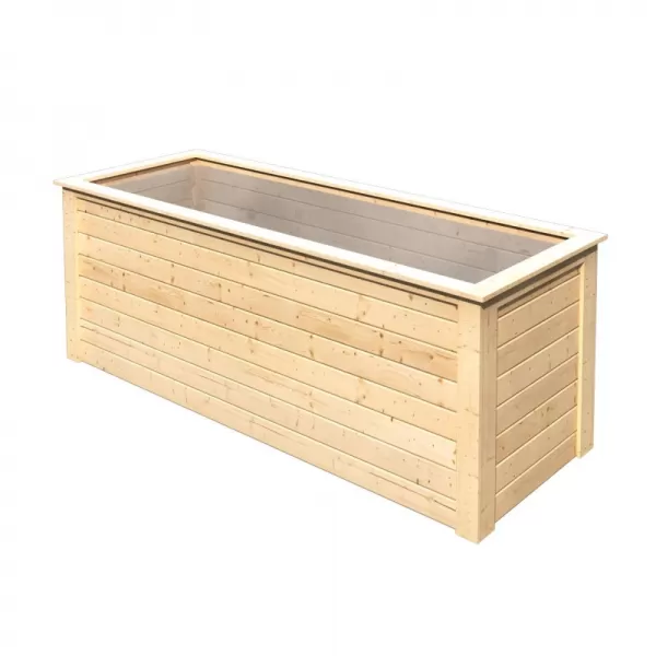 Vyvýšená posteľ KARIBU HOCHBEET 282 (91549) prírodná