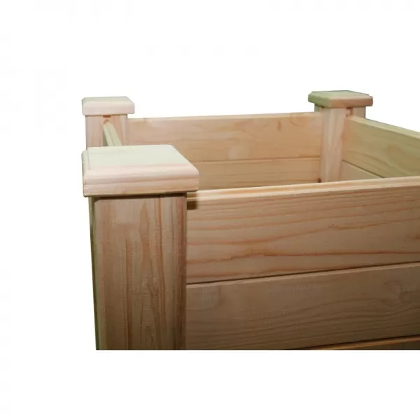 Vyvýšený záhon / truhlík LANITPLAST HOLZKISTE4 natur LG2368