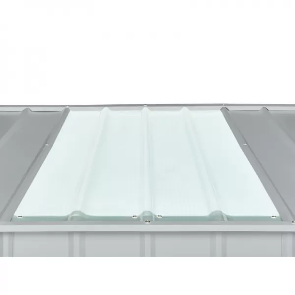 Domek GLOBEL 86 STŘÍBRNÝ se střešním oknem LG2073