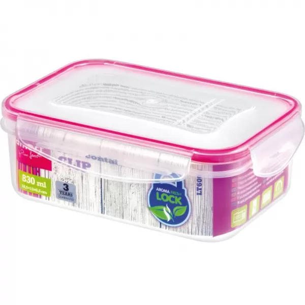 Dóza obdelníková Clip 830ml LAMART LT6008