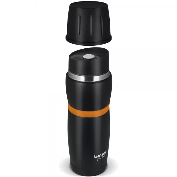 Termoska černo/oranžová Cup LAMART LT4054