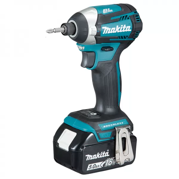 Třírychlostní aku rázový utahovák 2x5,0Ah 18V Makita DTD154RTJ