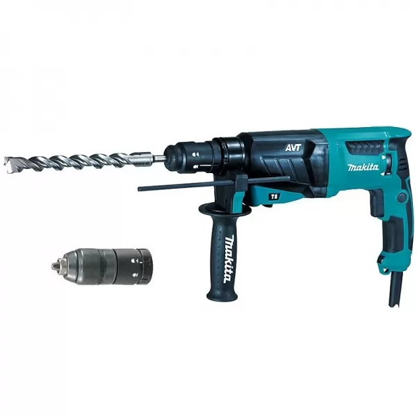 Kombinované kladivo s AVT a výměnným sklíčidlem SDS-Plus Makita HR 2631FT