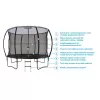 Trampolína Comfort 366 cm + ochranná sieť + schodíky ZADARMO Marimex 19000096