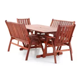 Stolová sestava Meranti Victoria COMBI SET 6 V-Garden 26VICTORIAC6