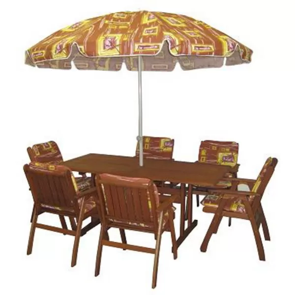 Stolová sestava Meranti Victoria set 6 V-Garden 26VICTORIA6