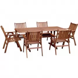 Stolová sestava Meranti Victoria set 6 V-Garden 26VICTORIA6