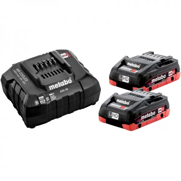 Sada akumulátorů 18V/2x4,0Ah LiHD SE PP Metabo 685191000