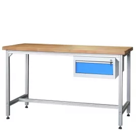 Pracovní stůl hliníkový se zásuvkou Vykona MPA 2