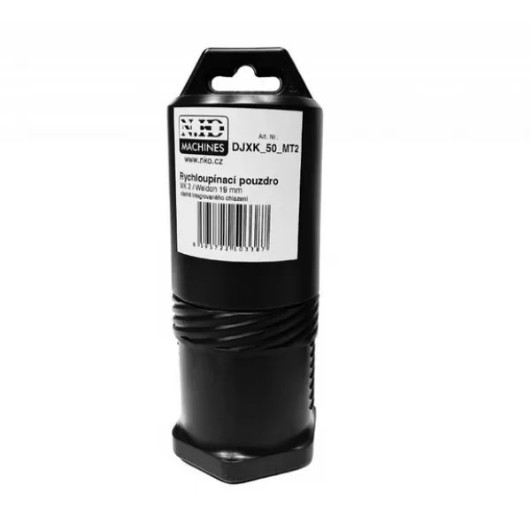 Rychloupínací pouzdro MK2 pro vrtáky s upínáním Weldon 19 mm N.KO Machines DJXK_50_MT2