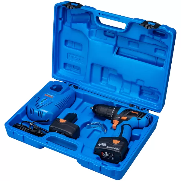 Aku vrtací šroubovák 20V 2x2,0Ah Narex ASV 202-2 e-POWER 65405291