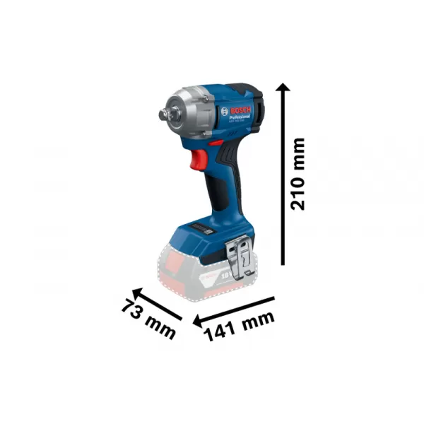 Aku rázový utahovák 18V 2x4,0Ah Bosch GDS 18V-350 06019M5021