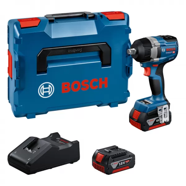 Aku rázový uťahovák 18V 2x5,0Ah Bosch GDS 18V-750 C 06019L9003