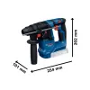 Aku vrtací kladivo s SDS plus 18V bez aku Bosch GBH 18V-18