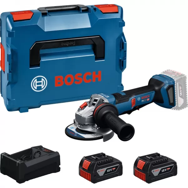 Aku uhlová brúska 18V 2x5,0Ah Bosch PRO GWS18V-11 PS 06019N4302