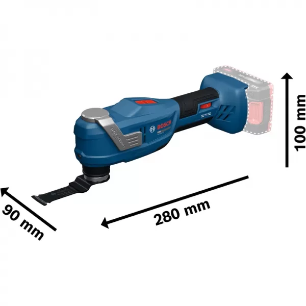 Aku multifunkčné náradie 18V bez aku Bosch GOP18V-30