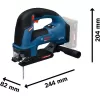 Aku kmitací pilka 18V bez aku EXPERT EXST18V-155B
