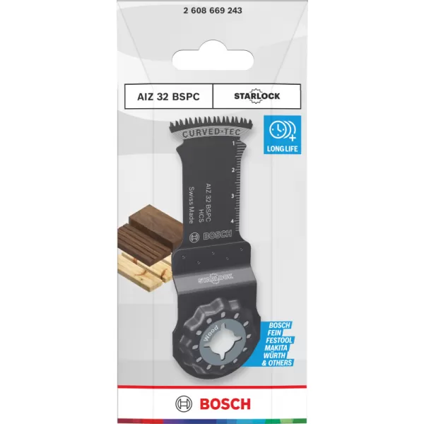 Ponorný pilový list HCS AIZ 32 BSPC Hard Wood 32 x 50 mm Bosch 2608669243