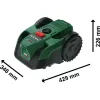 Robotická sekačka na trávu 18V bez aku Bosch VISIMOW18V-200