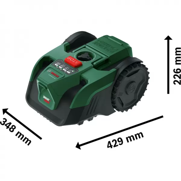Robotická sekačka na trávu 18V bez aku Bosch VISIMOW18V-100