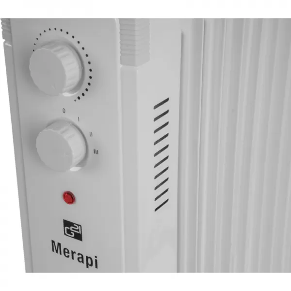 Olejový radiátor G21 Merapi bílý, 9 žeber, 2000 W 777061