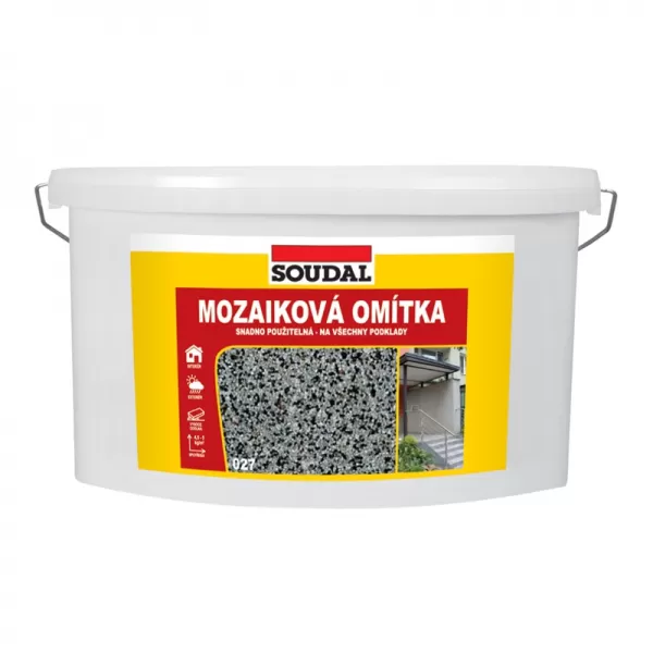 Mozaiková omítka 8 kg šedá 027 Soudal 1516273