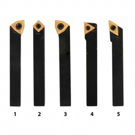 Soustružnické nože Optimum HM 8 mm, sada 5 ks